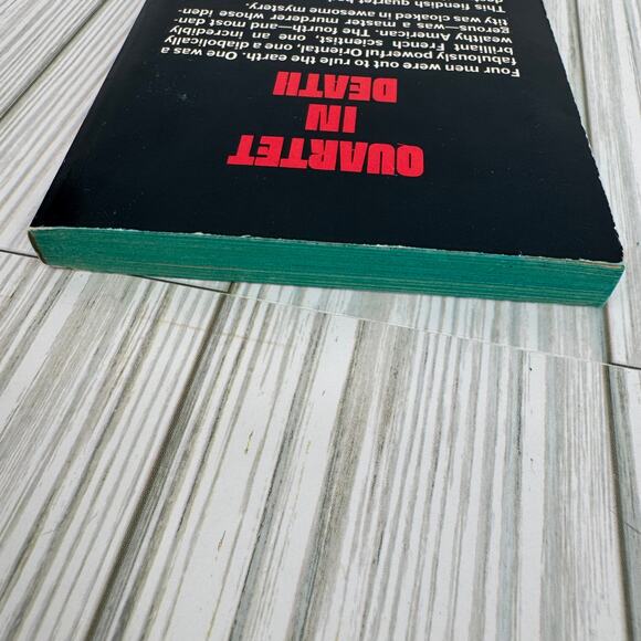 VTG Agatha Christie The Big Four 1975 paperback New Dell Mystery Hercule Poirot - Picture 5 of 9